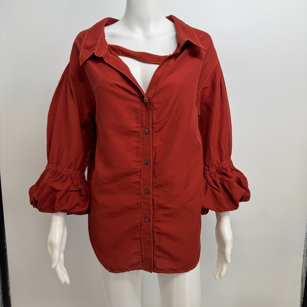 Rejina Pyo Top Size S Linen Blend